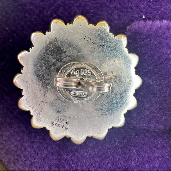 NEW Gucci Flower Sterling Sliver Earrings - Picture 3 of 4